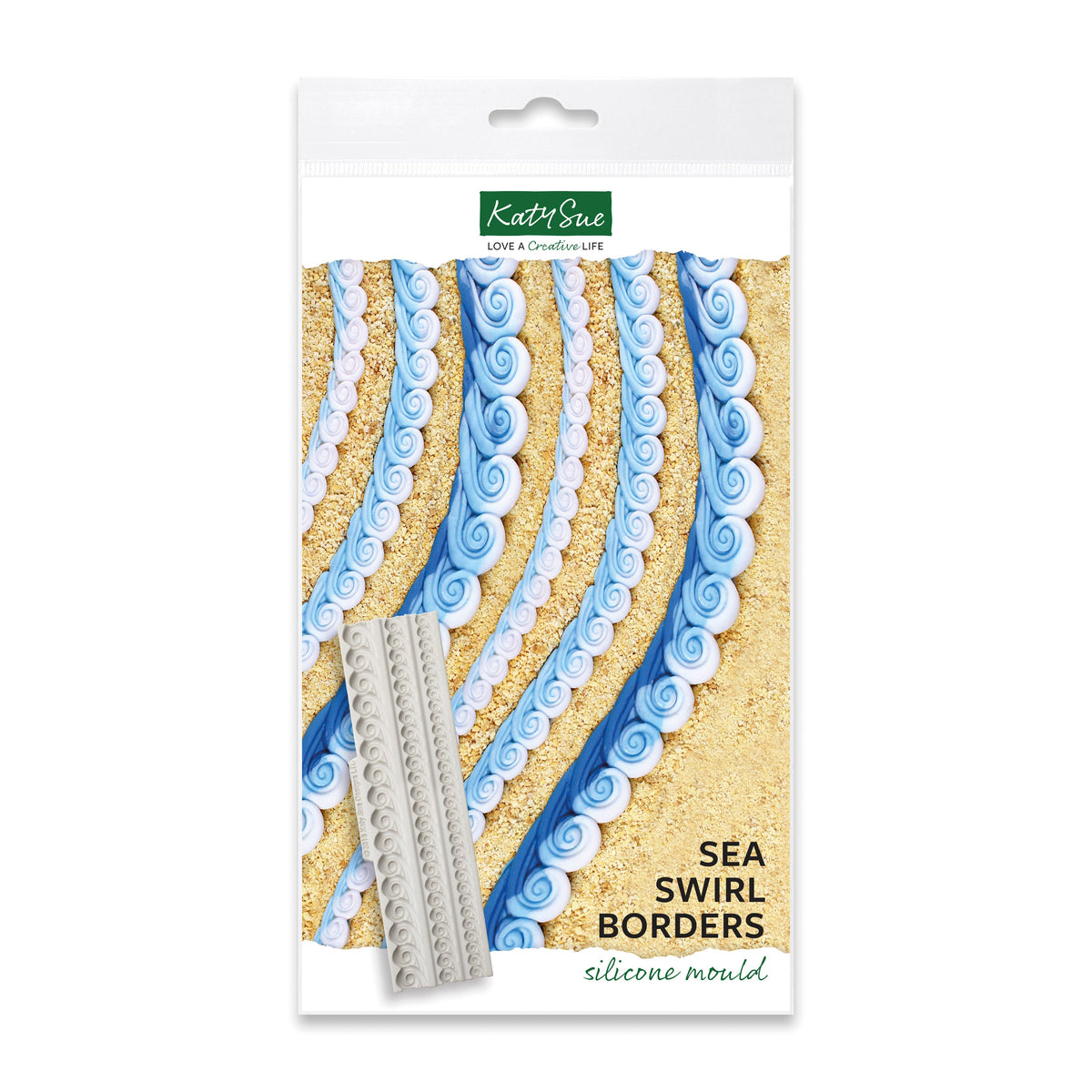 Sea Swirl Borders Silicone Mould-1