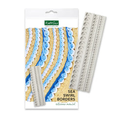 Sea Swirl Borders Silicone Mould-2