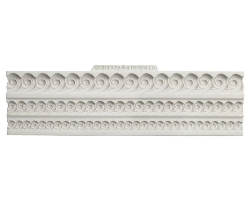 Sea Swirl Borders Silicone Mould-3