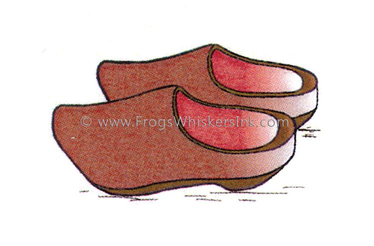 Frog's Whiskers Ink Stamp - Clogs-1
