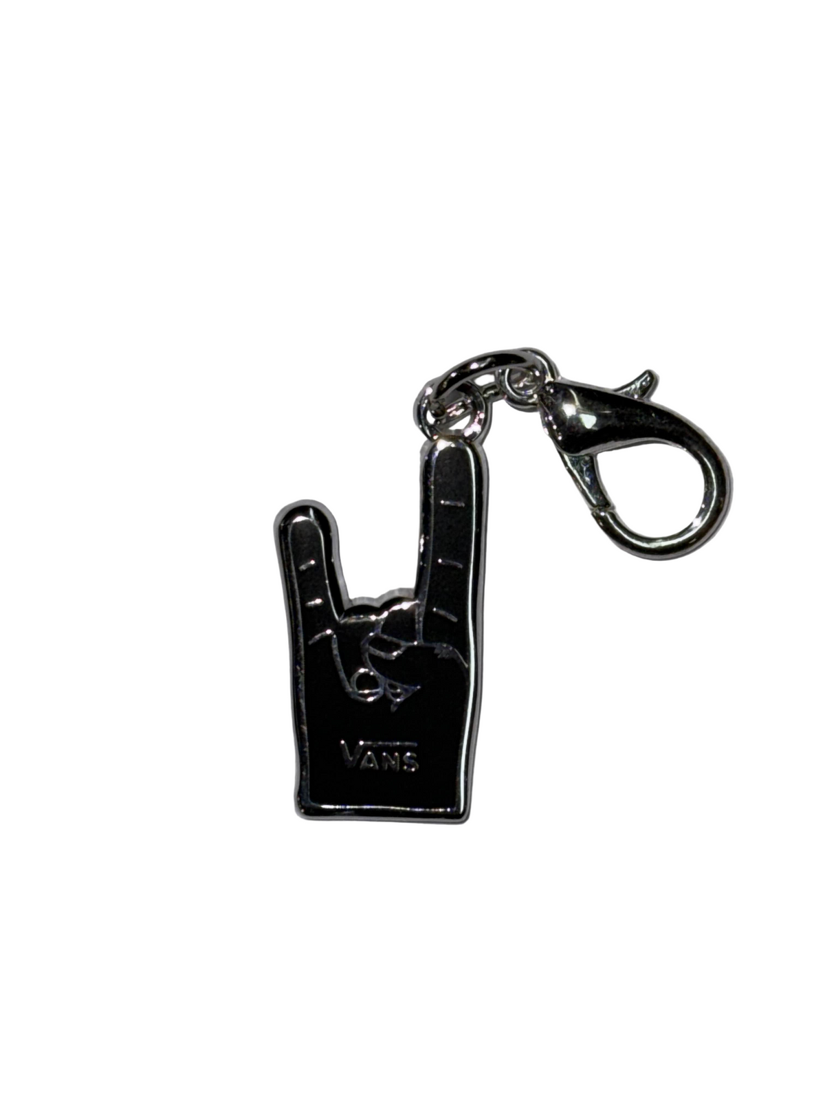 Vans 'Rock On' Small Keychain - Silver/Black-1