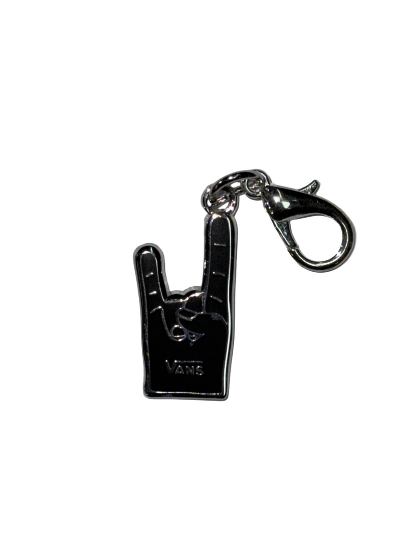 Vans 'Rock On' Small Keychain - Silver/Black-1
