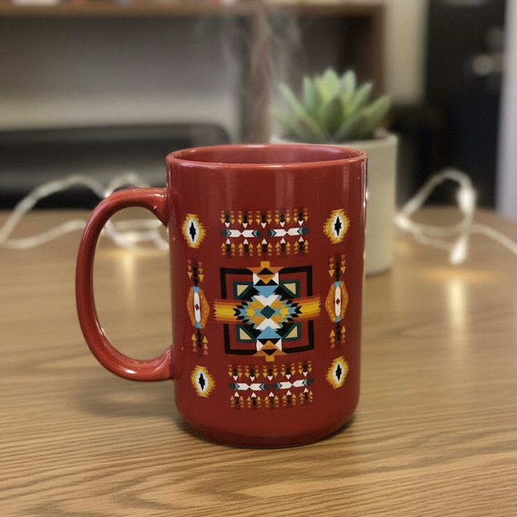 Southwestern Style Ceramic mug-3