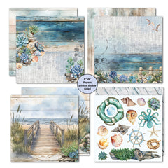 3Quarter Designs Coastal Boardwalk 6x6 Paper Pack-4