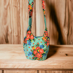 Turquoise Kookum Crossbody Bag-3