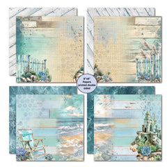 3Quarter Designs Coastal Boardwalk 8x8 Paper Pack-3