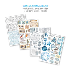 Winter Wonderland Junk Journal & Ephemera Book A4 32/Pkg-5