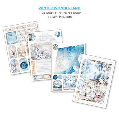 Winter Wonderland Junk Journal & Ephemera Book A4 32/Pkg-6