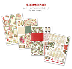 Christmas Vibes Junk Journal & Ephemera Book A4 32/pkg-6