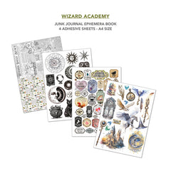 Wizard Academy Junk Journal & Ephemera Book A4 32/Pkg-5