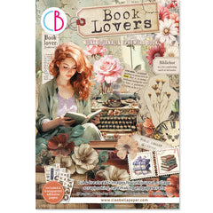 Book Lovers Junk Journal & Ephemera Book  A4 32/Pkg-1