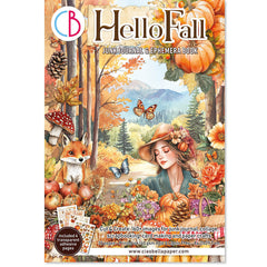 Hello Fall Junk Journal Ephemera Book A4 32/Pkg-1