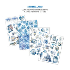 Frozen Land Junk Journal Ephemera Book A4 32/Pkg-5