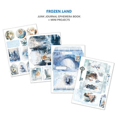 Frozen Land Junk Journal Ephemera Book A4 32/Pkg-6
