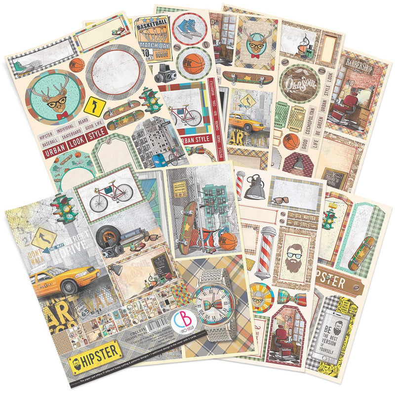 Ciao Bella Hipster Creative Pad A4 9/Pkg-2