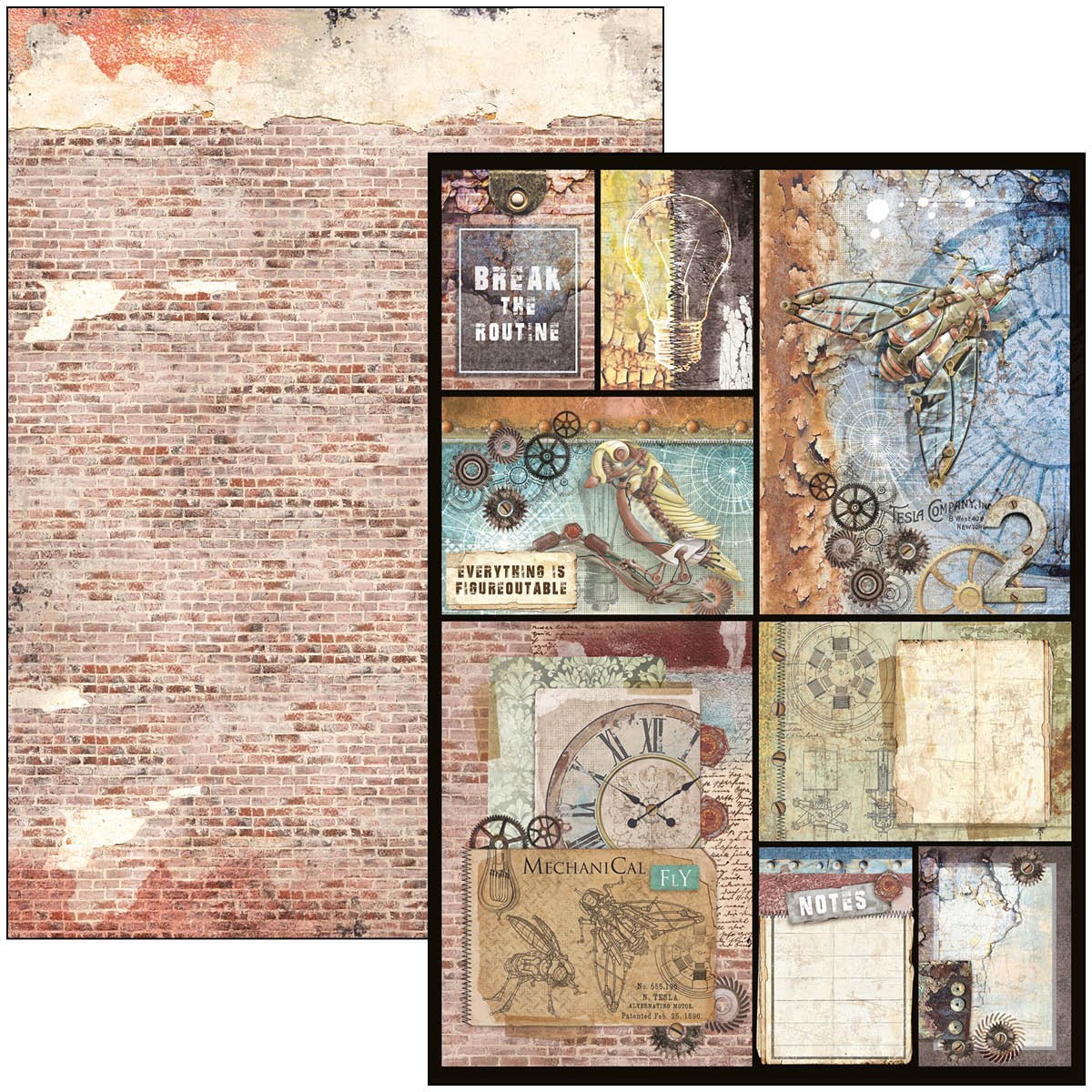 Ciao Bella Engine Of The Future Creative Pad A4 9/Pkg-4