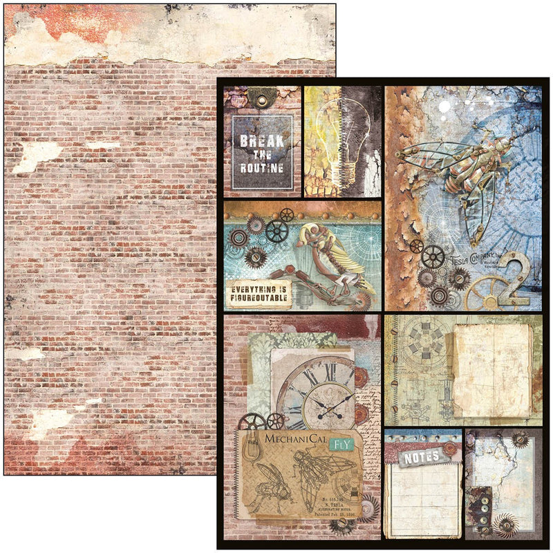 Ciao Bella Engine Of The Future Creative Pad A4 9/Pkg-4