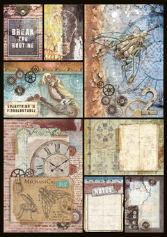 Ciao Bella Engine Of The Future Creative Pad A4 9/Pkg-5