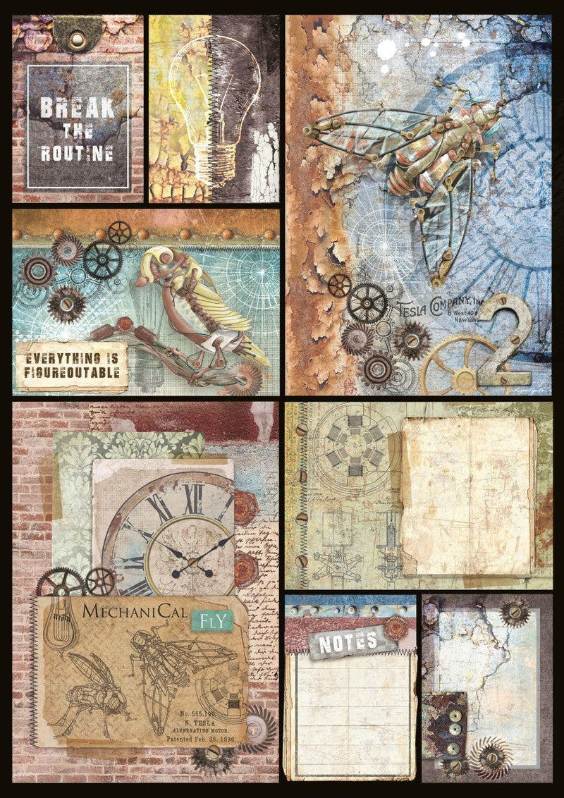 Ciao Bella Engine Of The Future Creative Pad A4 9/Pkg-5