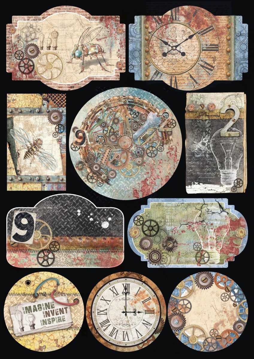 Ciao Bella Engine Of The Future Creative Pad A4 9/Pkg-8