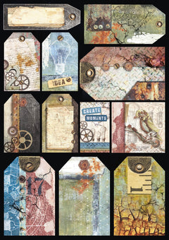 Ciao Bella Engine Of The Future Creative Pad A4 9/Pkg-20