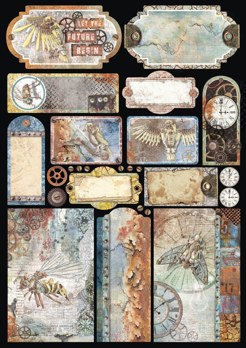 Ciao Bella Engine Of The Future Creative Pad A4 9/Pkg-23