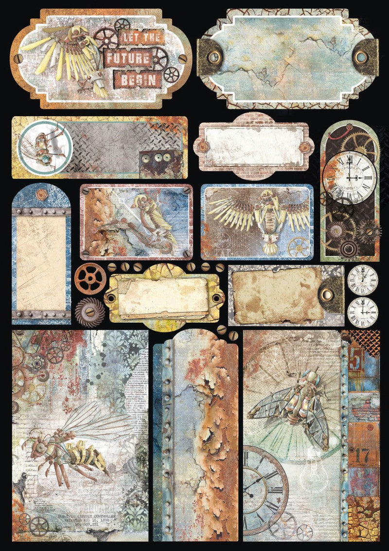 Ciao Bella Engine Of The Future Creative Pad A4 9/Pkg-23