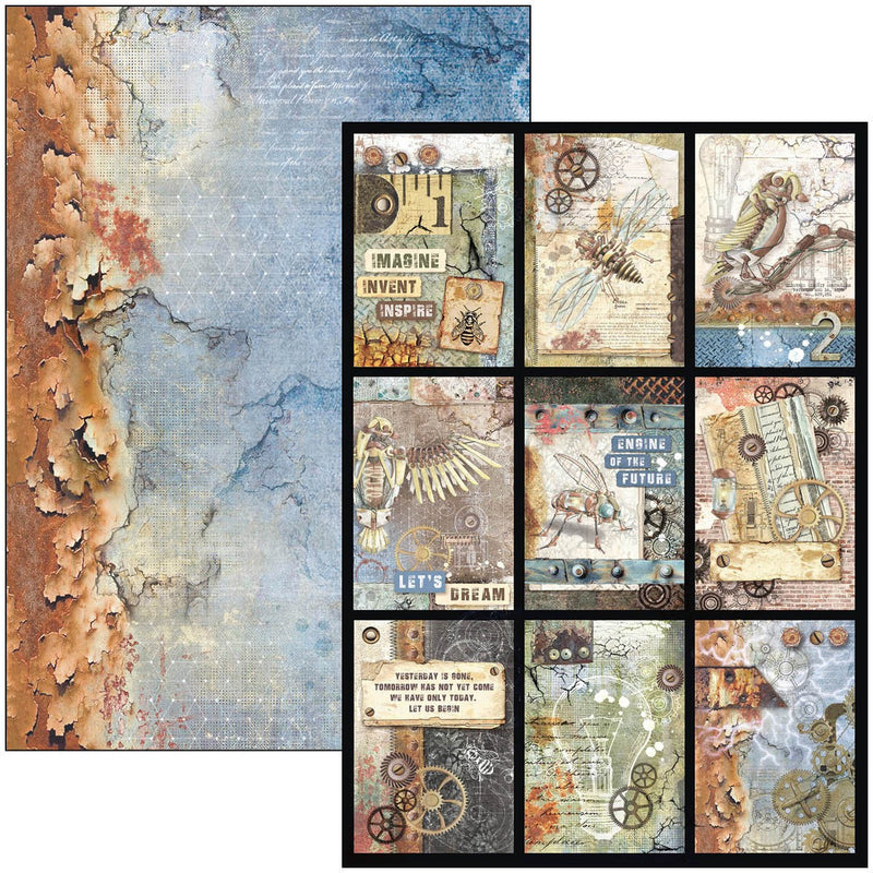 Ciao Bella Engine Of The Future Creative Pad A4 9/Pkg-25