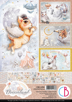 Dreamland Creative Pad A4 9/Pkg-1