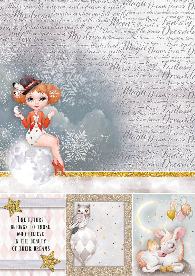 Dreamland Creative Pad A4 9/Pkg-8