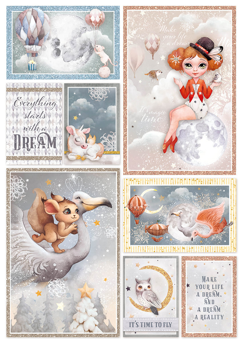 Dreamland Creative Pad A4 9/Pkg-10