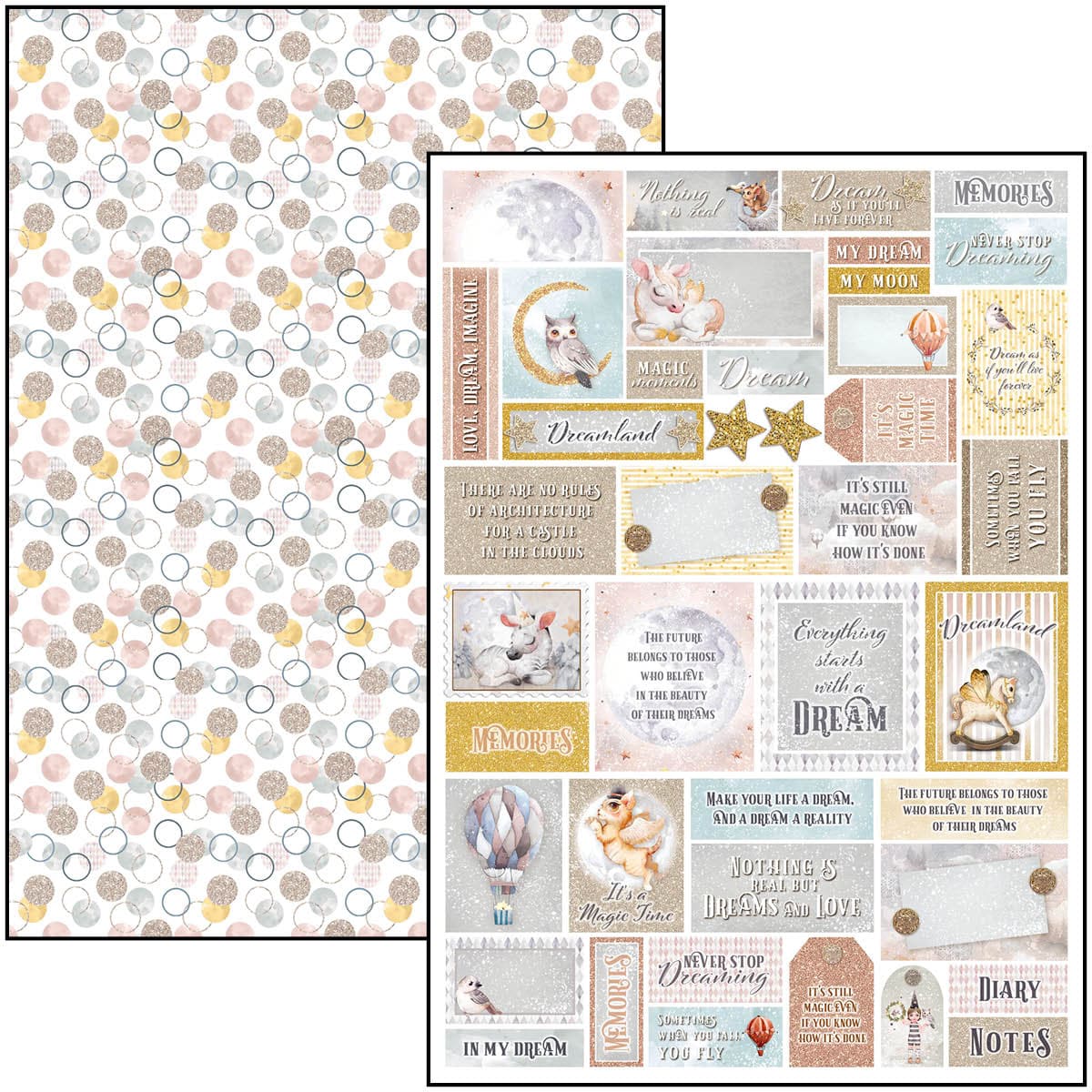 Dreamland Creative Pad A4 9/Pkg-21