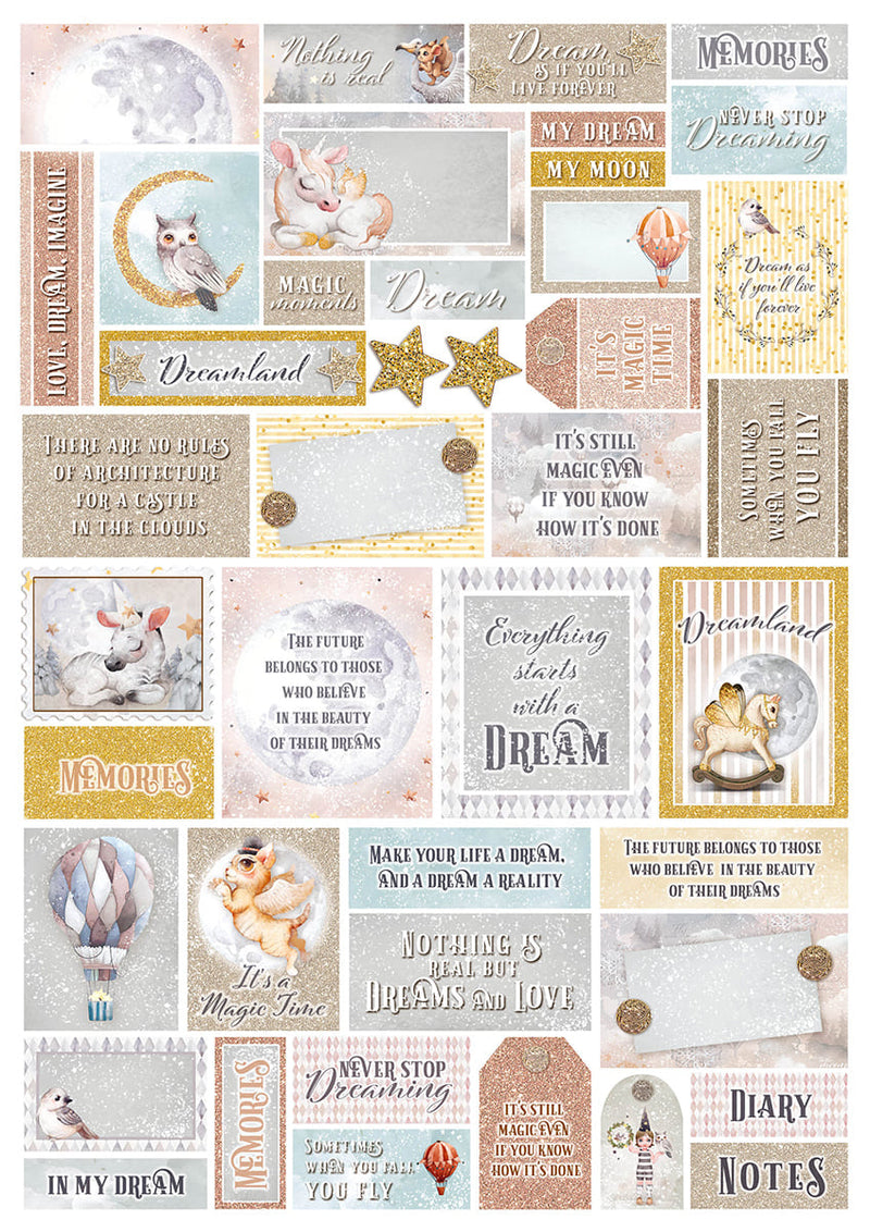 Dreamland Creative Pad A4 9/Pkg-22