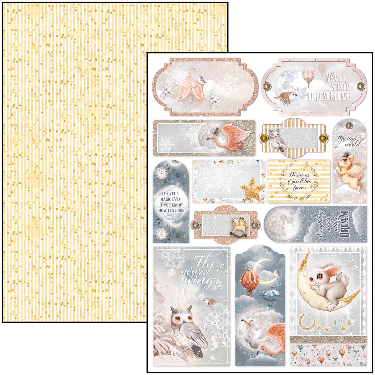 Dreamland Creative Pad A4 9/Pkg-4