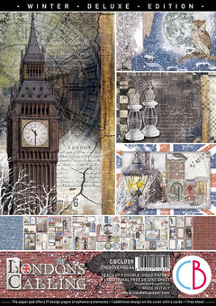 London's Calling Creative Pad A4 9/Pkg + 1 Free deluxe sheet-1