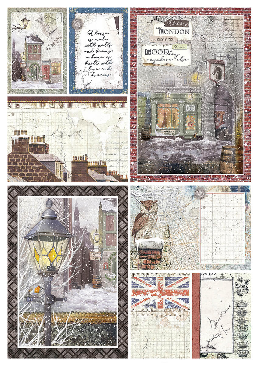 London's Calling Creative Pad A4 9/Pkg + 1 Free deluxe sheet-3