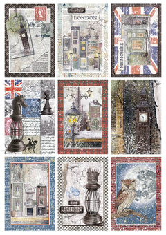 London's Calling Creative Pad A4 9/Pkg + 1 Free deluxe sheet-7