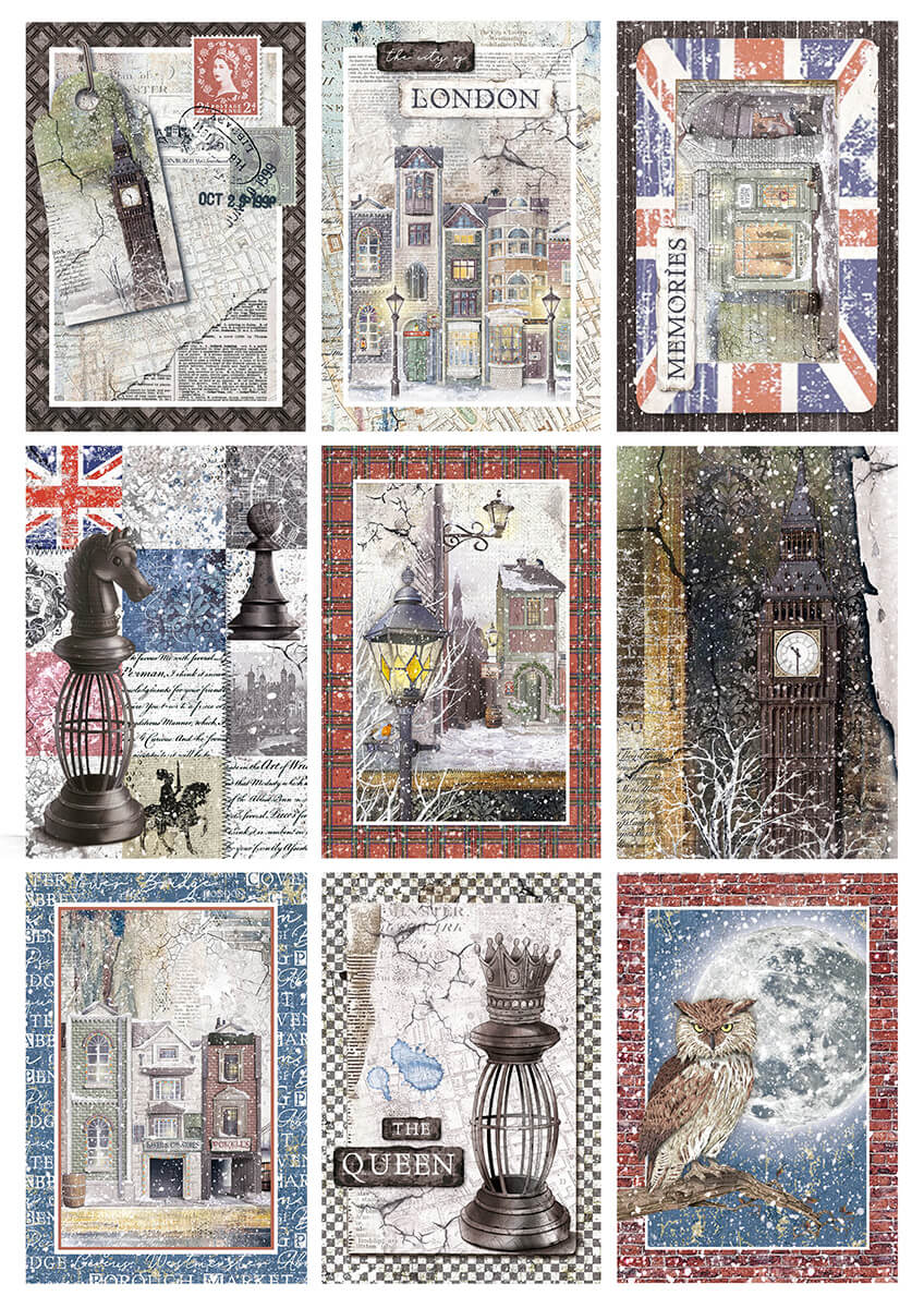 London's Calling Creative Pad A4 9/Pkg + 1 Free deluxe sheet-7