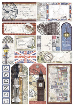 London's Calling Creative Pad A4 9/Pkg + 1 Free deluxe sheet-9