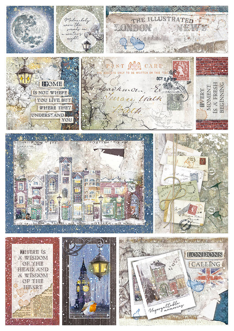 London's Calling Creative Pad A4 9/Pkg + 1 Free deluxe sheet-13