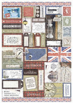 London's Calling Creative Pad A4 9/Pkg + 1 Free deluxe sheet-17