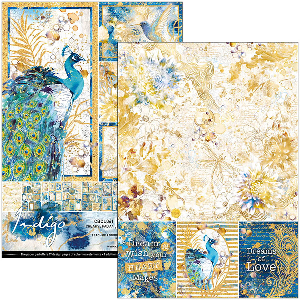 Indigo Creative Pad Pad A4 9/Pkg-2