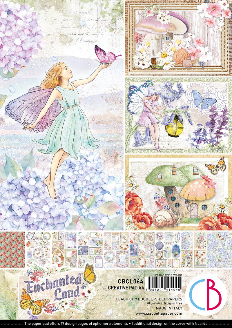 Ciao Bella Enchanted Land Creative Pad A4 9/Pkg-1