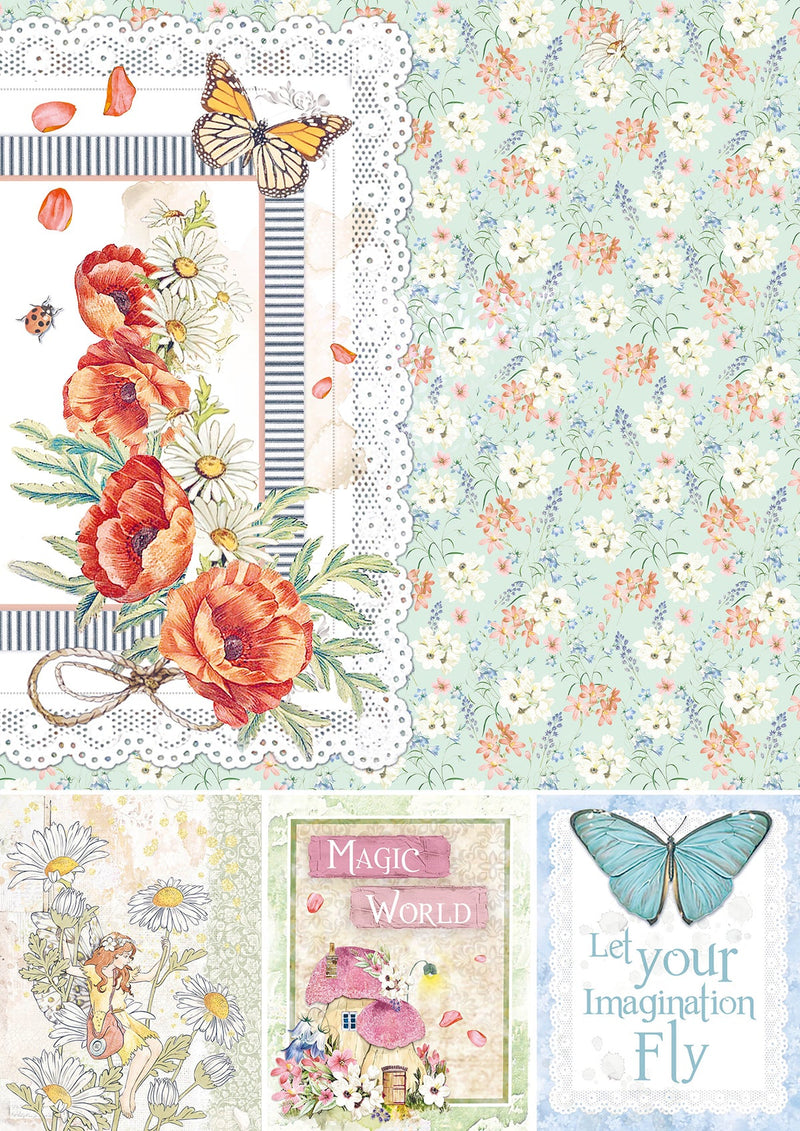 Ciao Bella Enchanted Land Creative Pad A4 9/Pkg-4