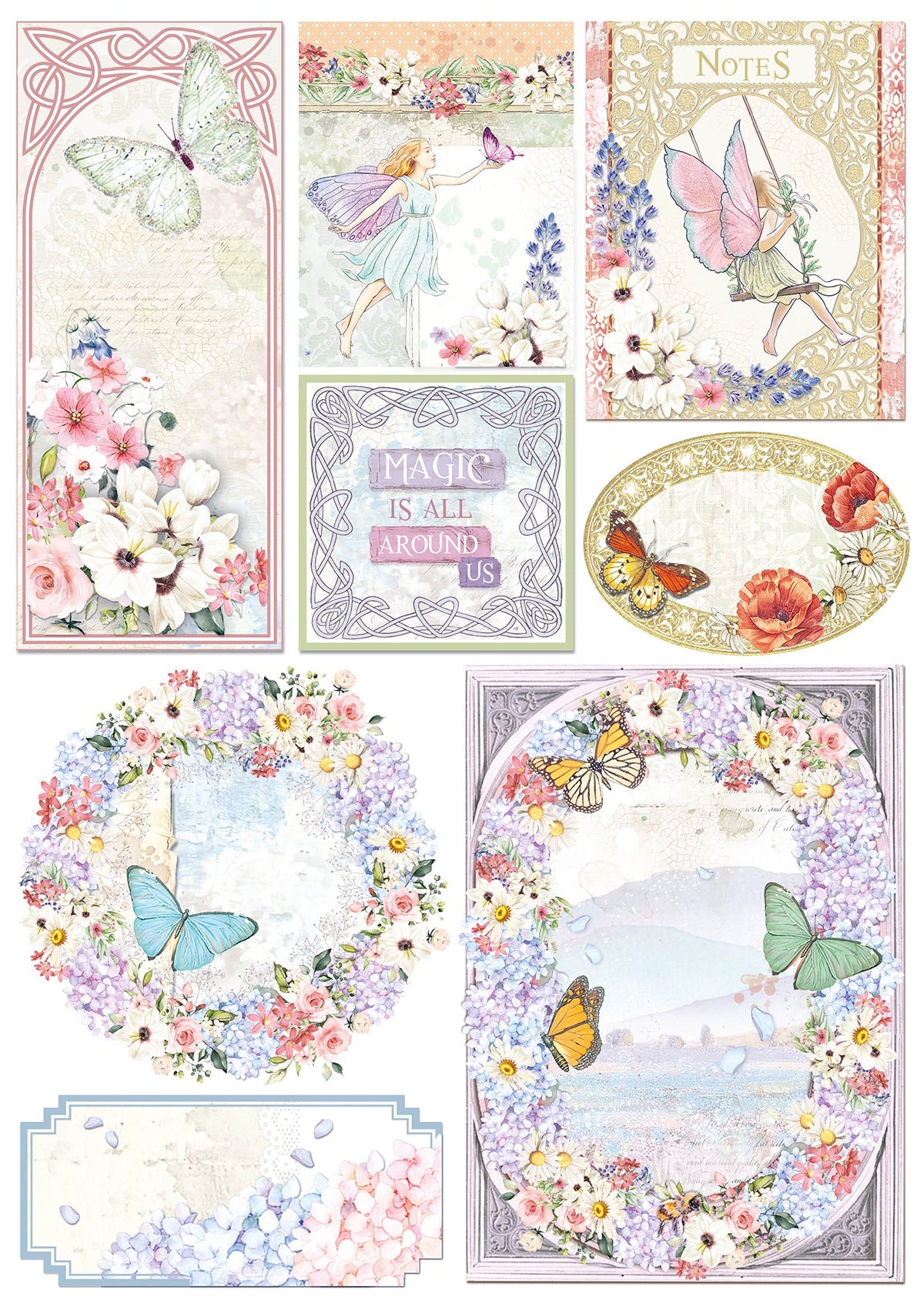 Ciao Bella Enchanted Land Creative Pad A4 9/Pkg-20