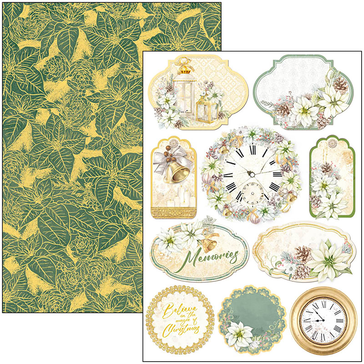 Ciao Bella Sparkling Christmas Creative Pad A4 9/Pkg-3