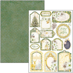 Ciao Bella Sparkling Christmas Creative Pad A4 9/Pkg-6