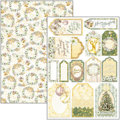Ciao Bella Sparkling Christmas Creative Pad A4 9/Pkg-8