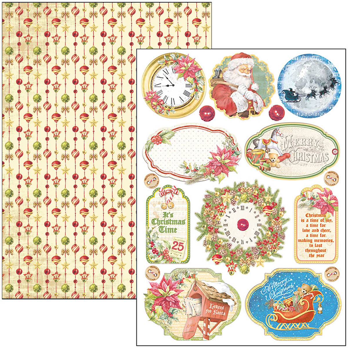 Ciao Bella Dear Santa Creative Pad A4 9/Pkg-3