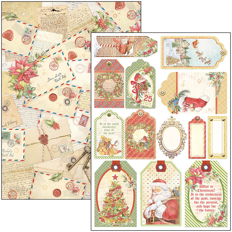 Ciao Bella Dear Santa Creative Pad A4 9/Pkg-8